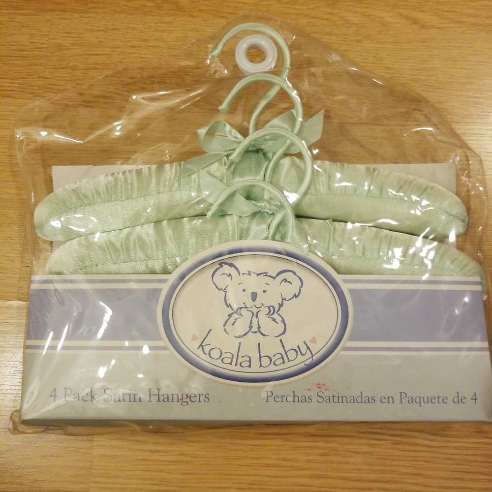 Satin Hangers for Baby Clothes
